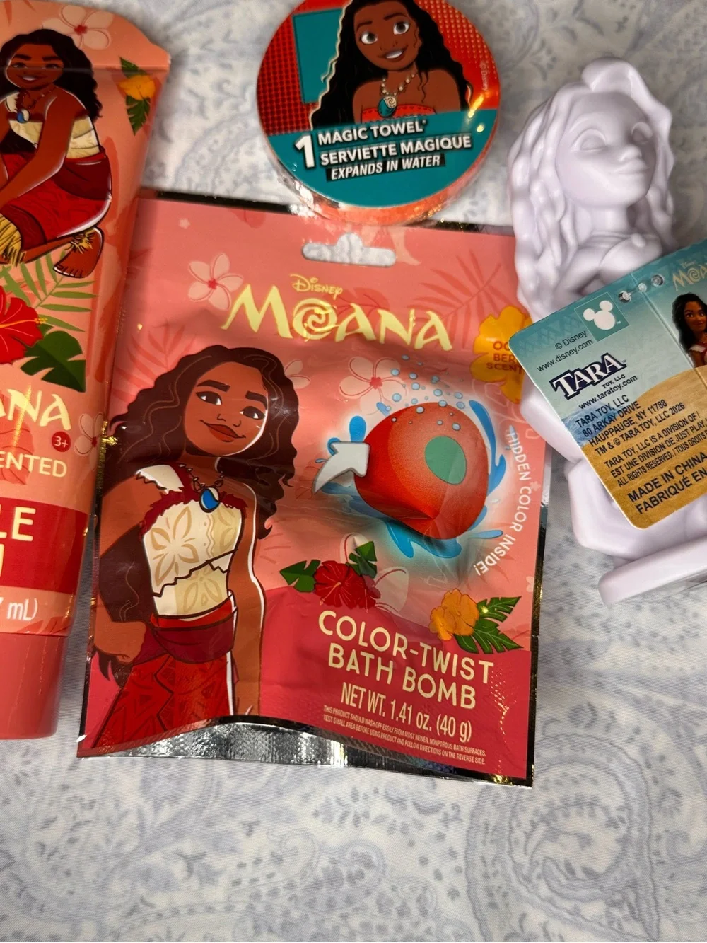 Moana Bath & Toy Set
